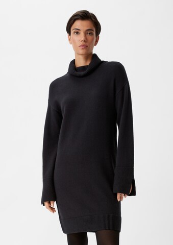 COMMA Knitted dress in Black: front