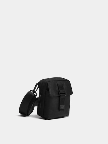 Sac à bandoulière Pull&Bear en noir : devant