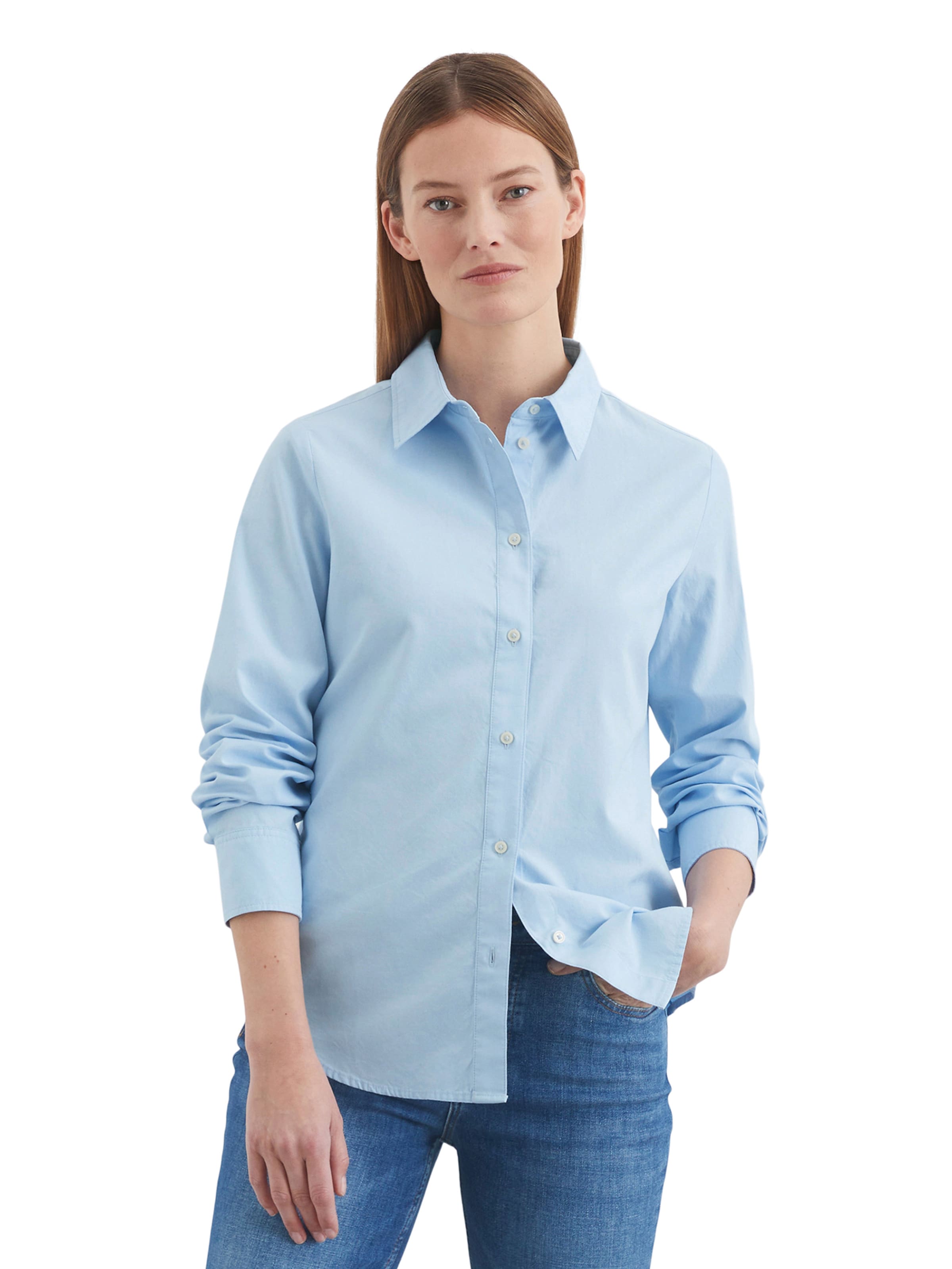 Chemisier Marc O'Polo en bleu : devant