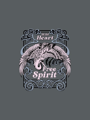 LEAFLETIC Shirt 'Leafletic Women’s Short Sleeve T-Shirt' in Grijs