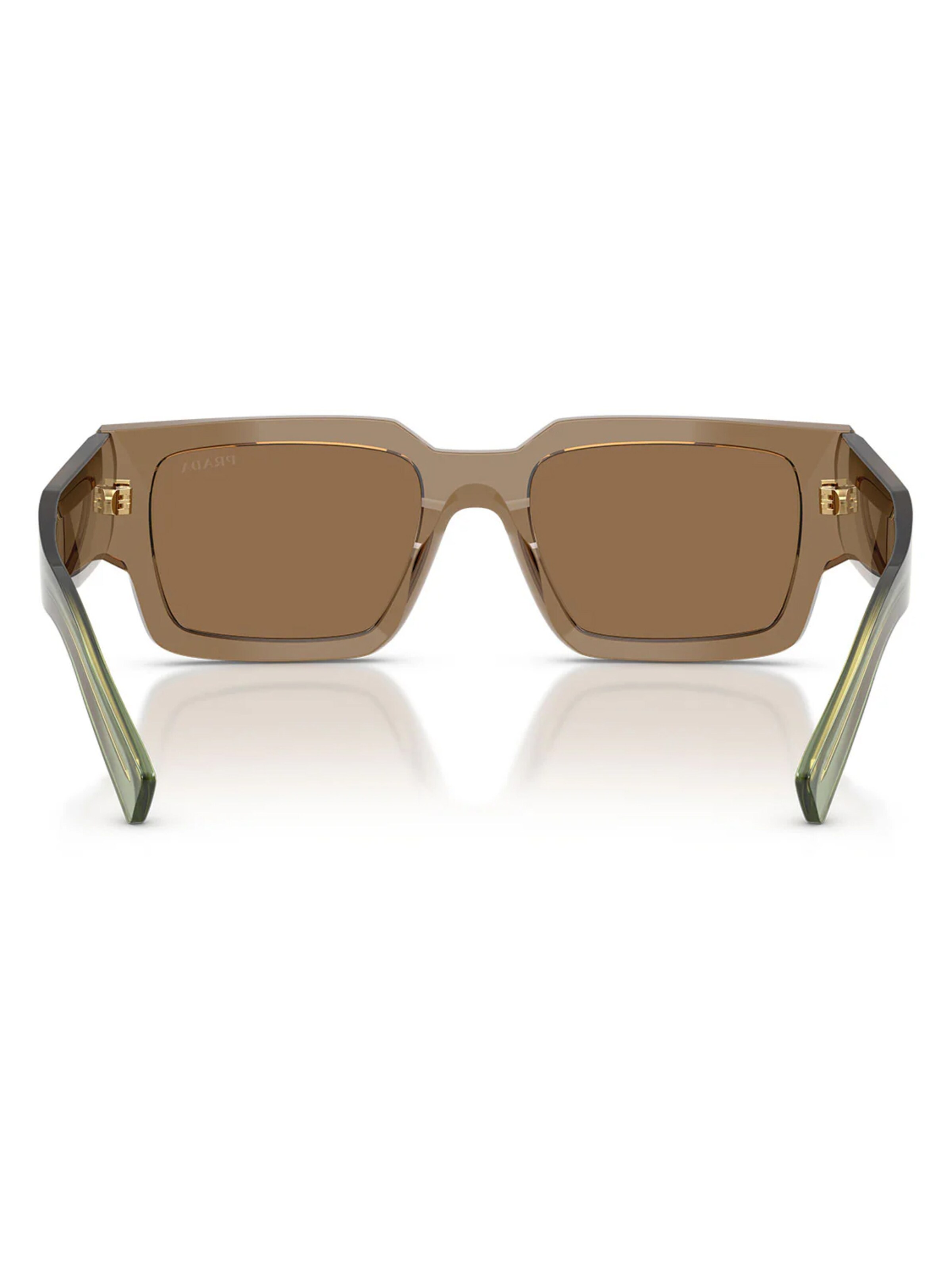 PRADA Zonnebril in Bruin