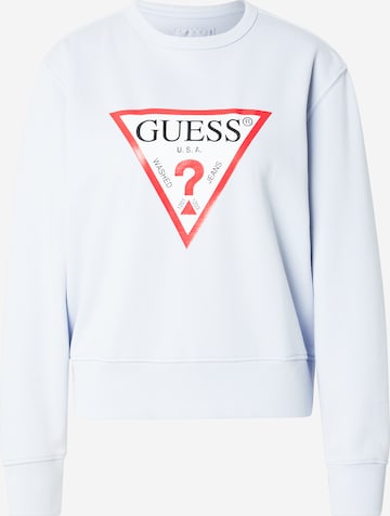 GUESS Sweatshirt in Blue: front