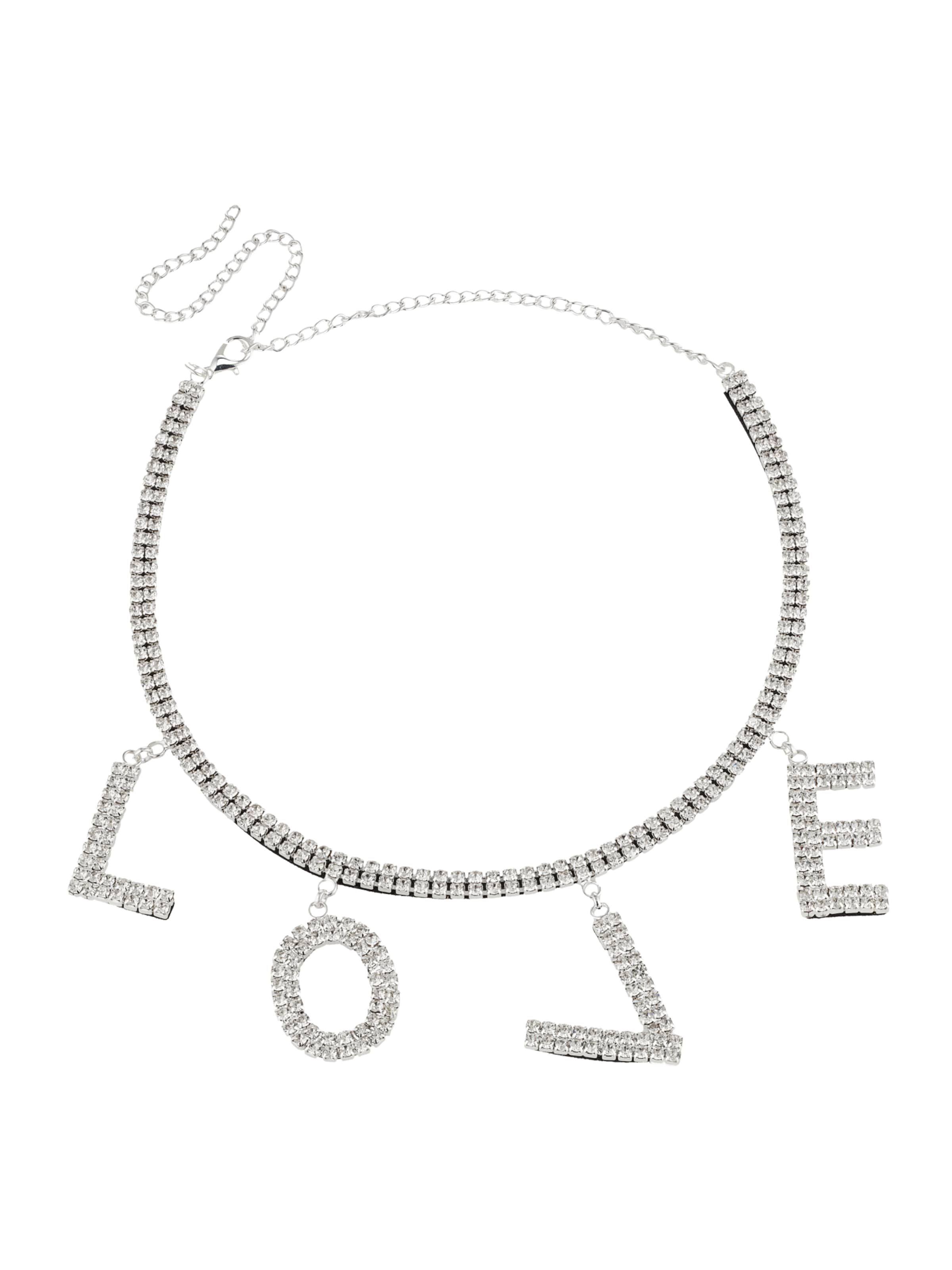 Katy Perry exclusive for ABOUT YOU Ketting 'Ashley' in de kleur Zilver, Productweergave