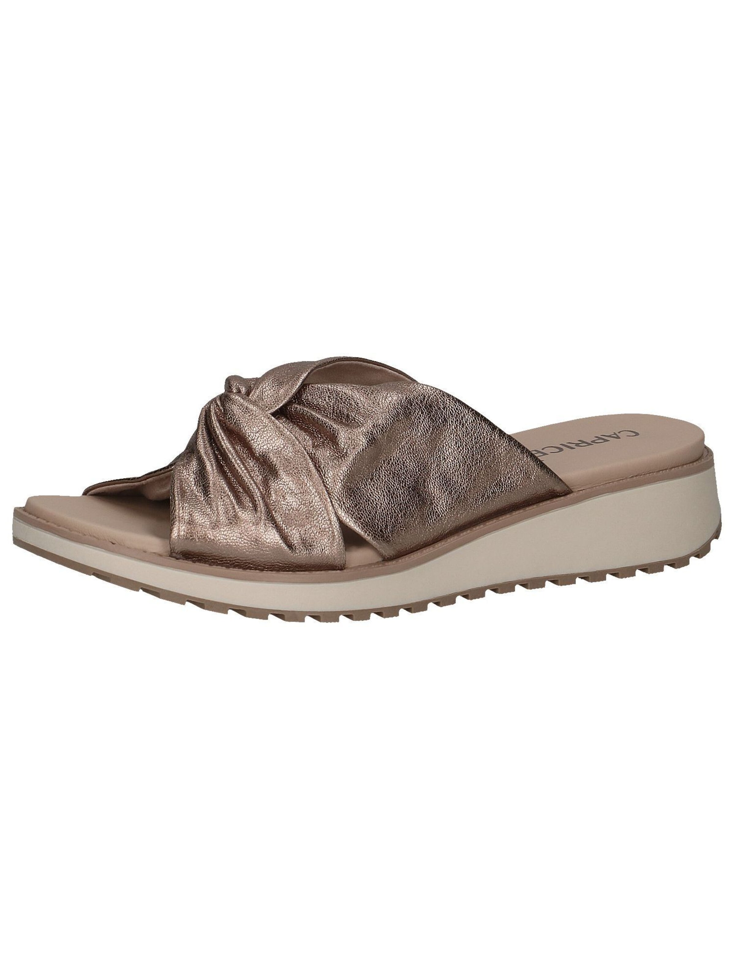 CAPRICE Pantolette in Bronze: Vorderseite