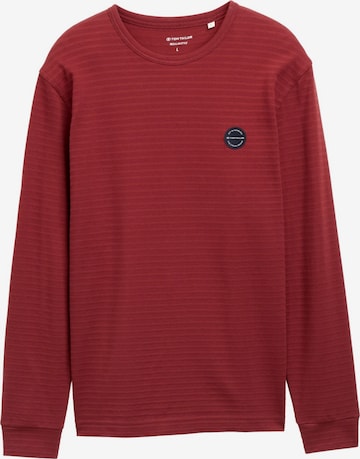 TOM TAILOR Shirt in Rood: voorkant
