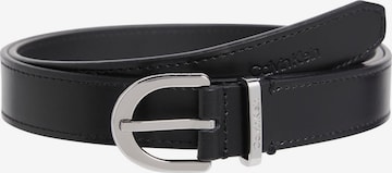 Ceinture Calvin Klein en noir : devant