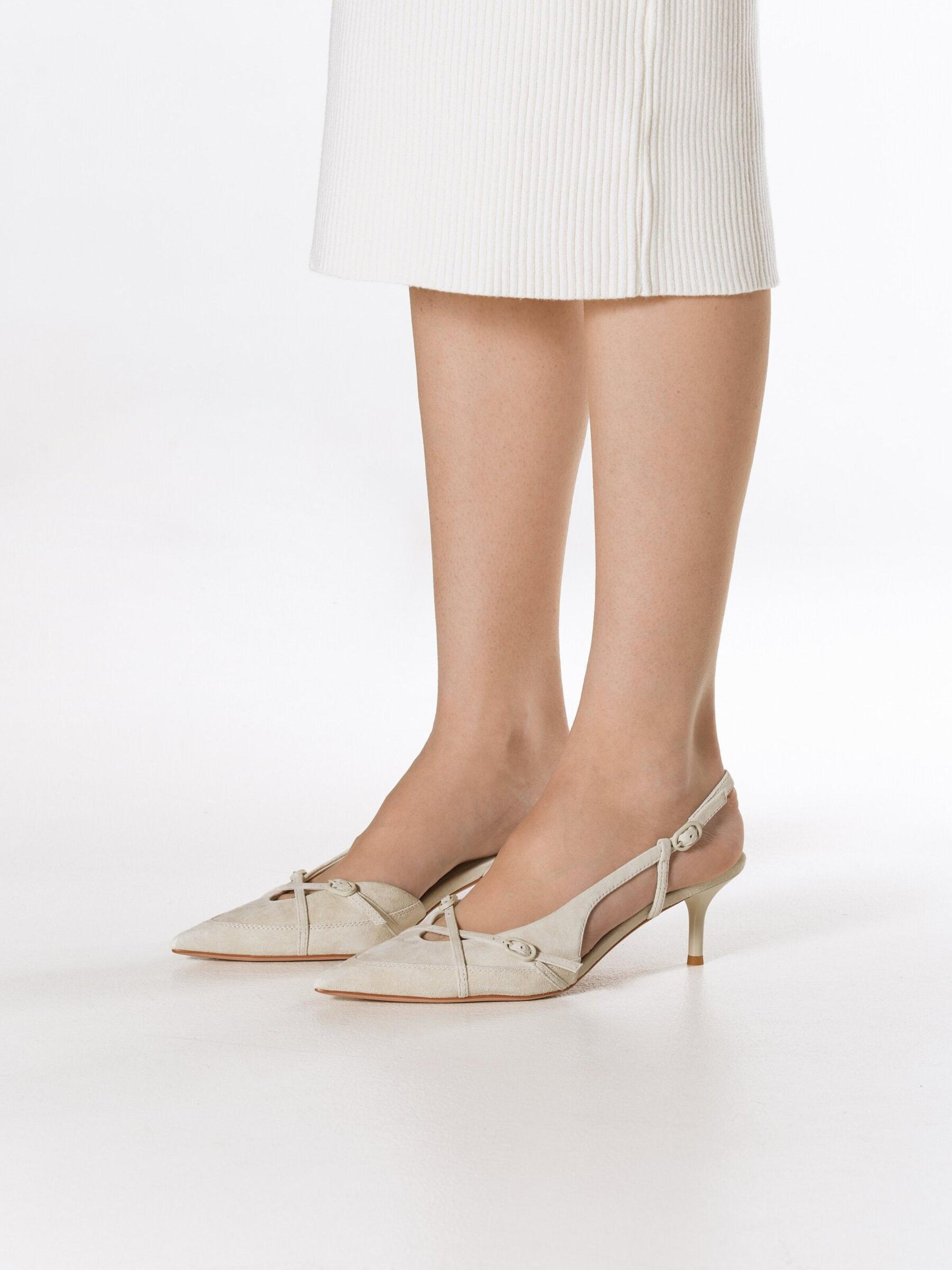 Estro Pumps '24022-1717' i beige: framsida