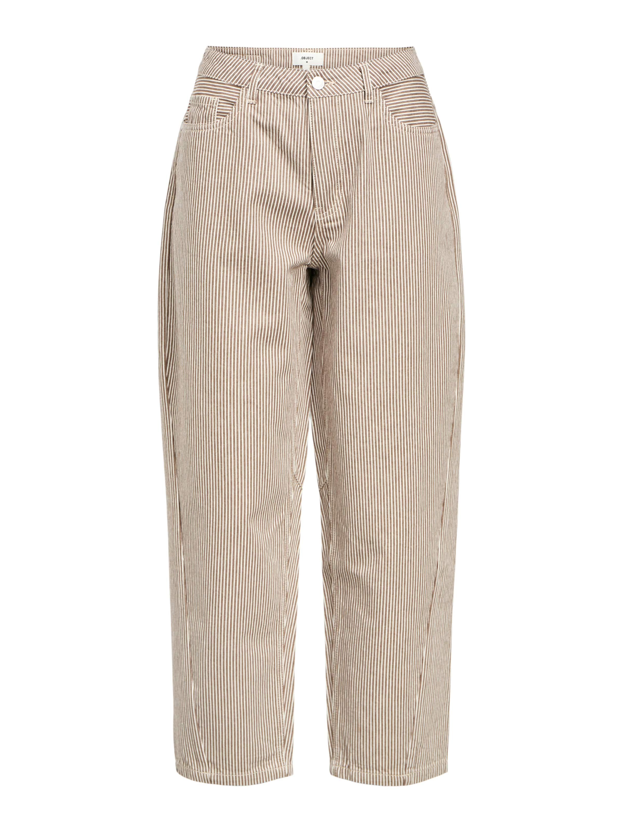 OBJECT Loosefit Jeans 'OBJMOJI' i brun: forside