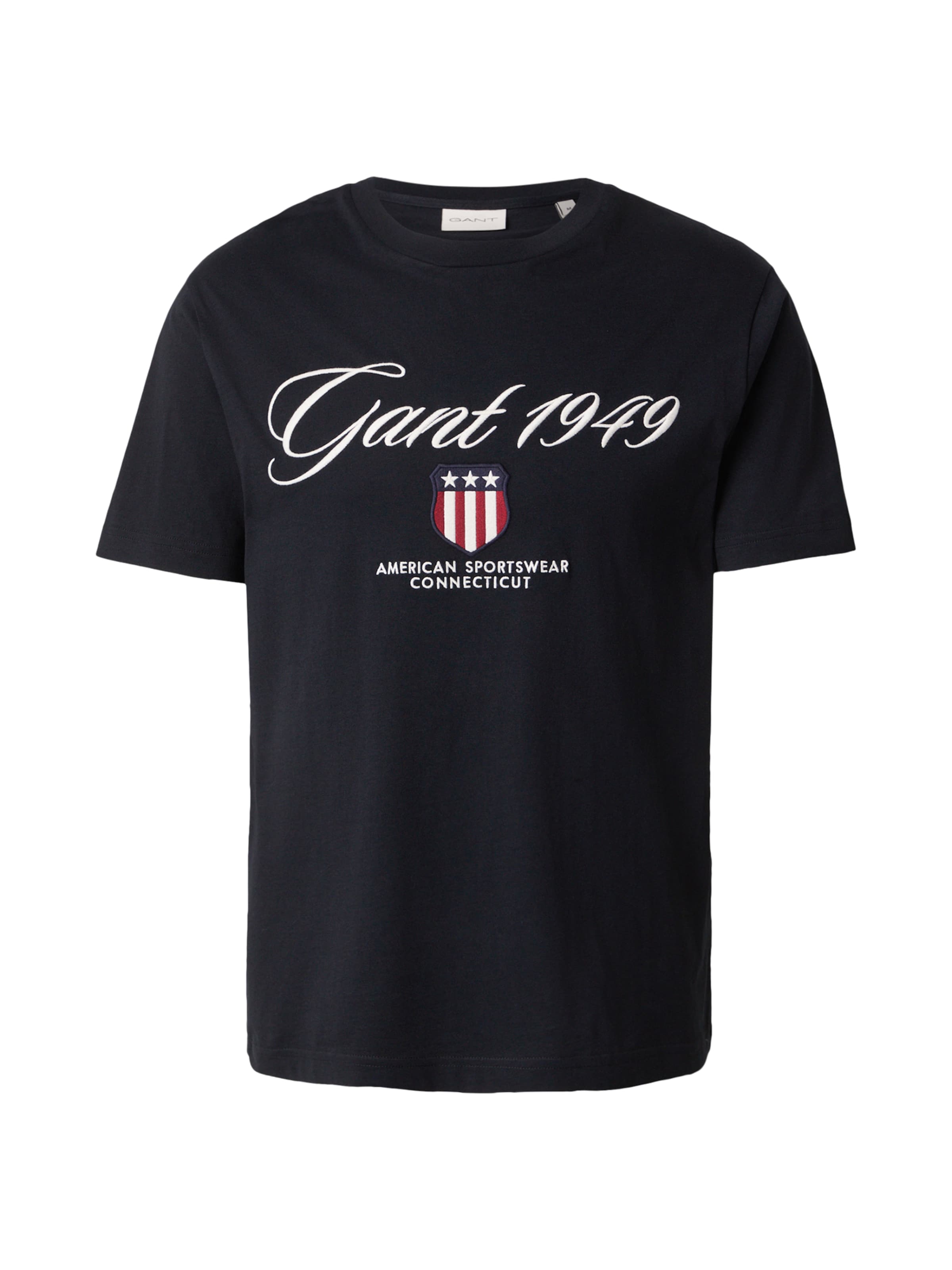 GANT Μπλουζάκι σε μαύρο: μπροστά