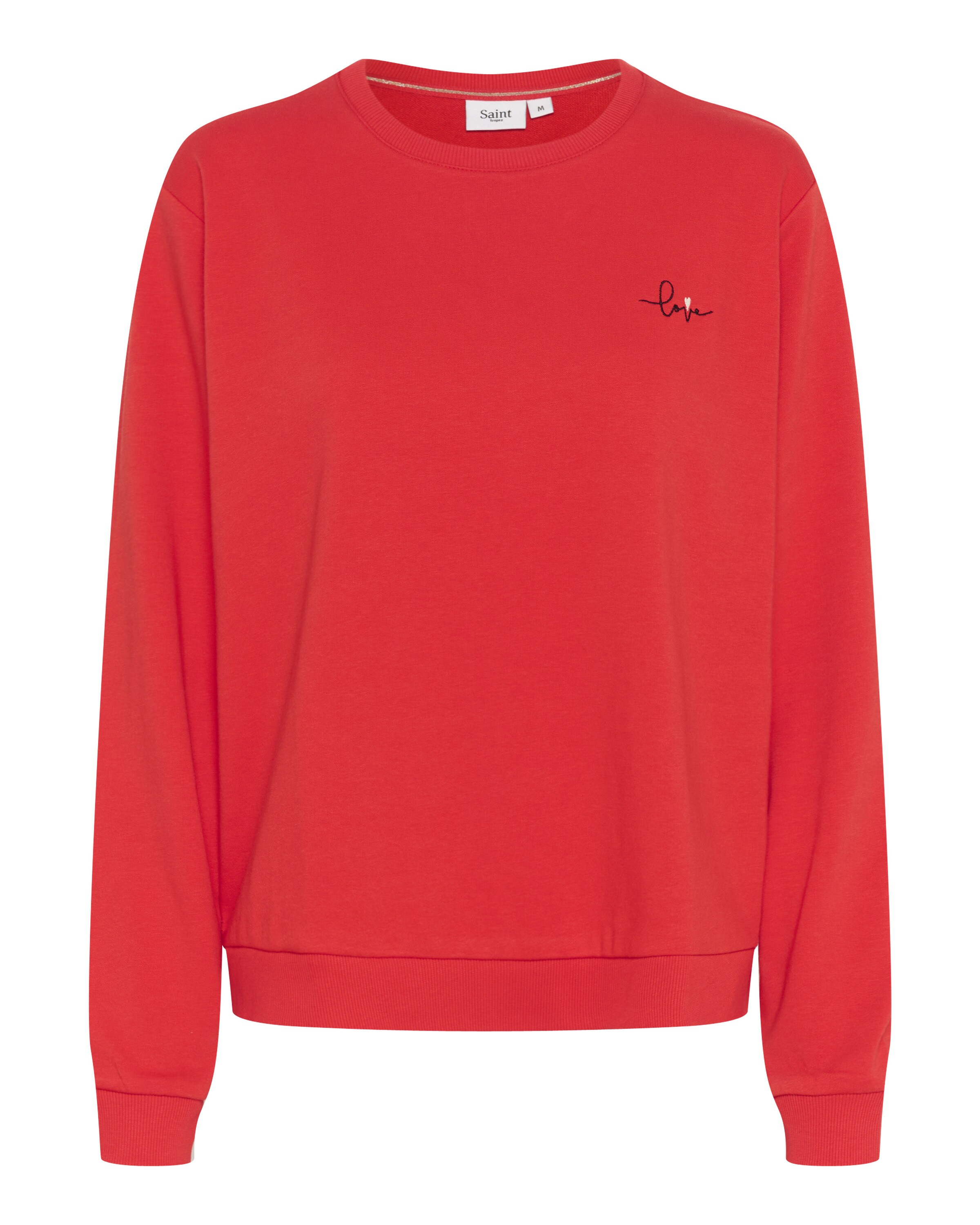 SAINT TROPEZ Sweatshirt 'JettiSZ' in Rood: voorkant