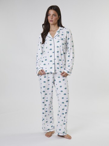 Loungeable Pyjama in Blau: Vorderseite