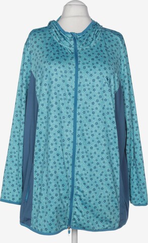 Ulla Popken Sweatshirt & Zip-Up Hoodie in 7XL in Blue: front