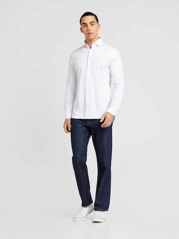Michael Kors Slim fit Button Up Shirt 'PERFORMANCE' in White