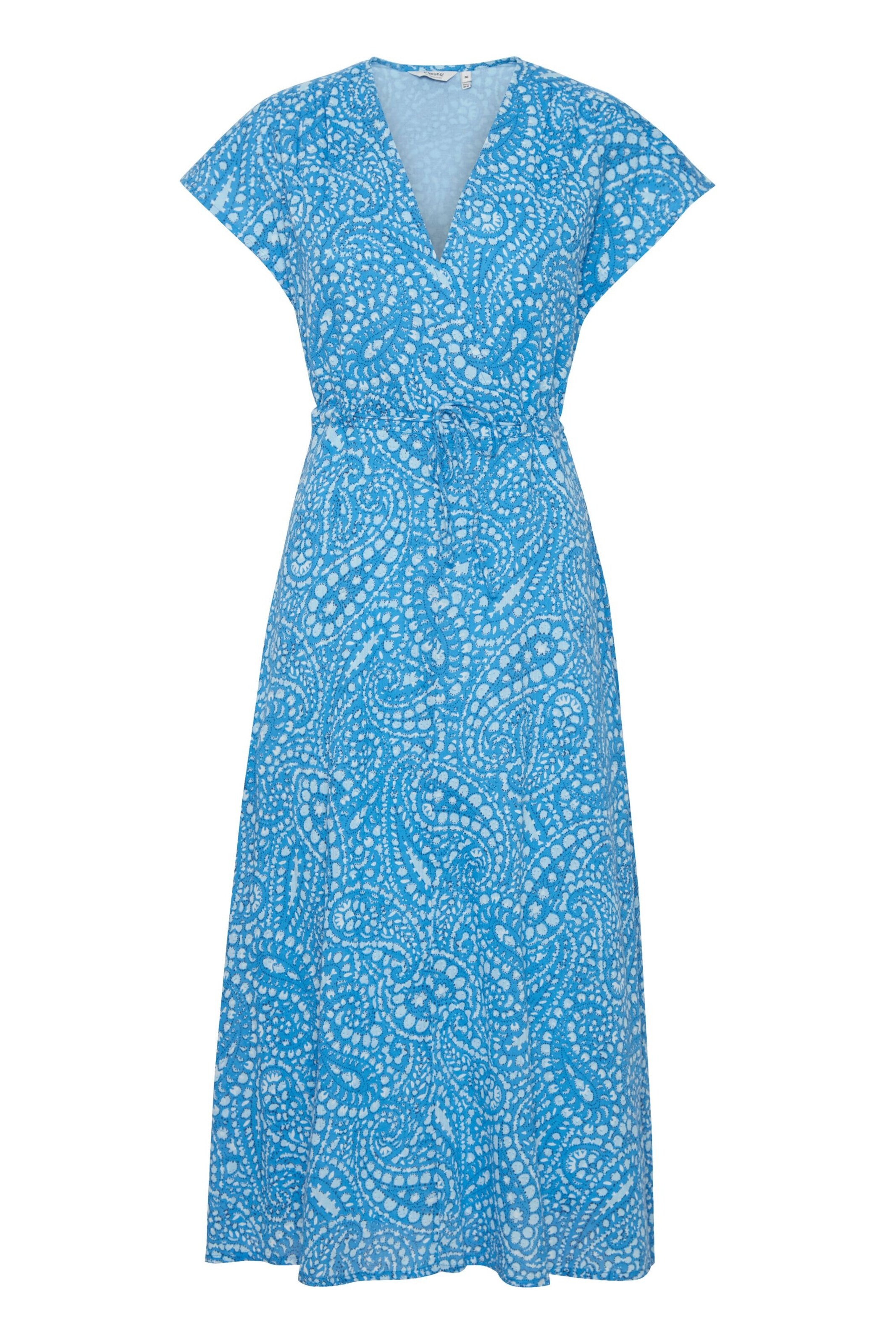b.young Sommerkleid in Blau: Vorderseite