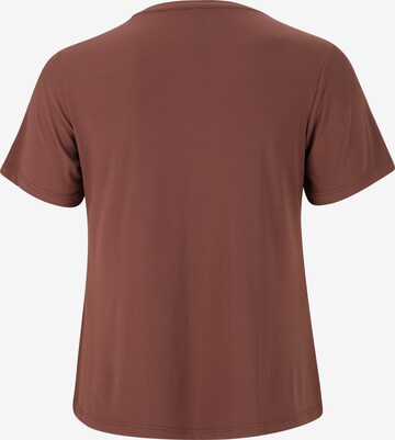 Q by Endurance T-Shirt 'Camali' in Braun