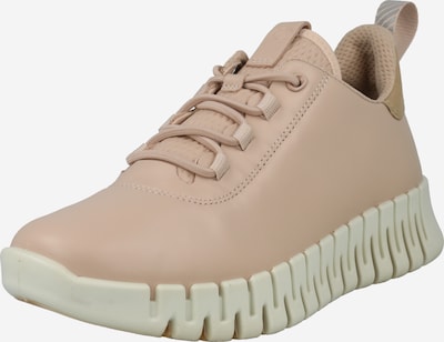 ECCO Baskets basses 'GRUUV' en noisette / poudre, Vue avec produit