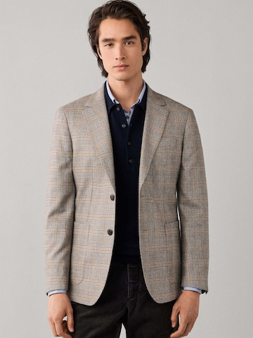 Hackett London Regular Fit Sakko in Beige: Vorderseite