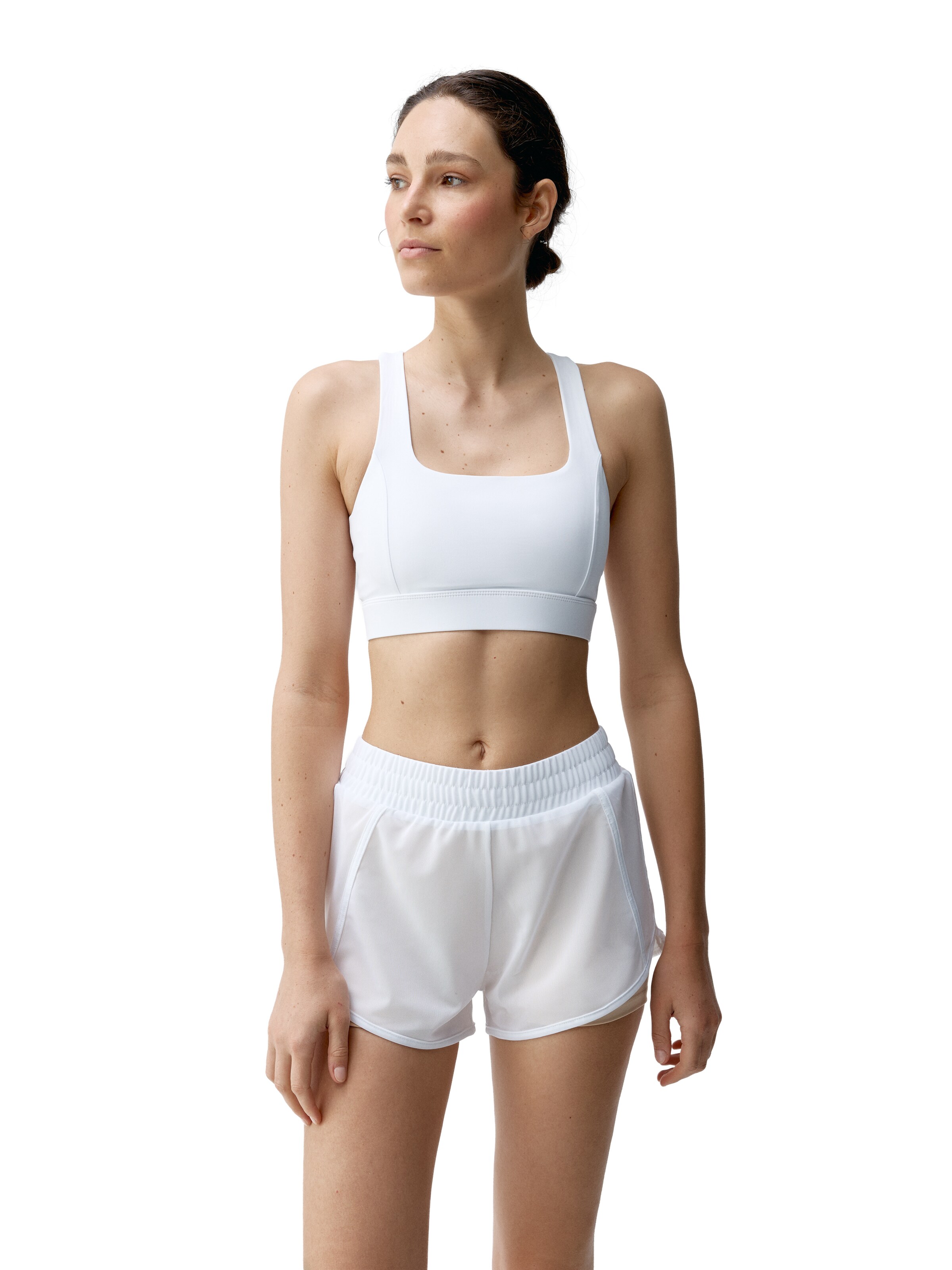 Born Living Yoga Bralette Sports bra ' Padma 2.0 ' in White