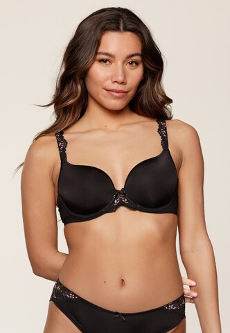 T-shirt Reggiseno di LingaDore in nero: frontale