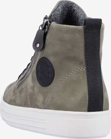 REMONTE High-Top Sneakers in Green