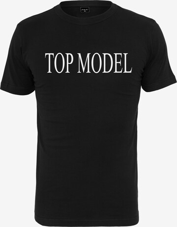 Mister Tee Shirt in Black: front