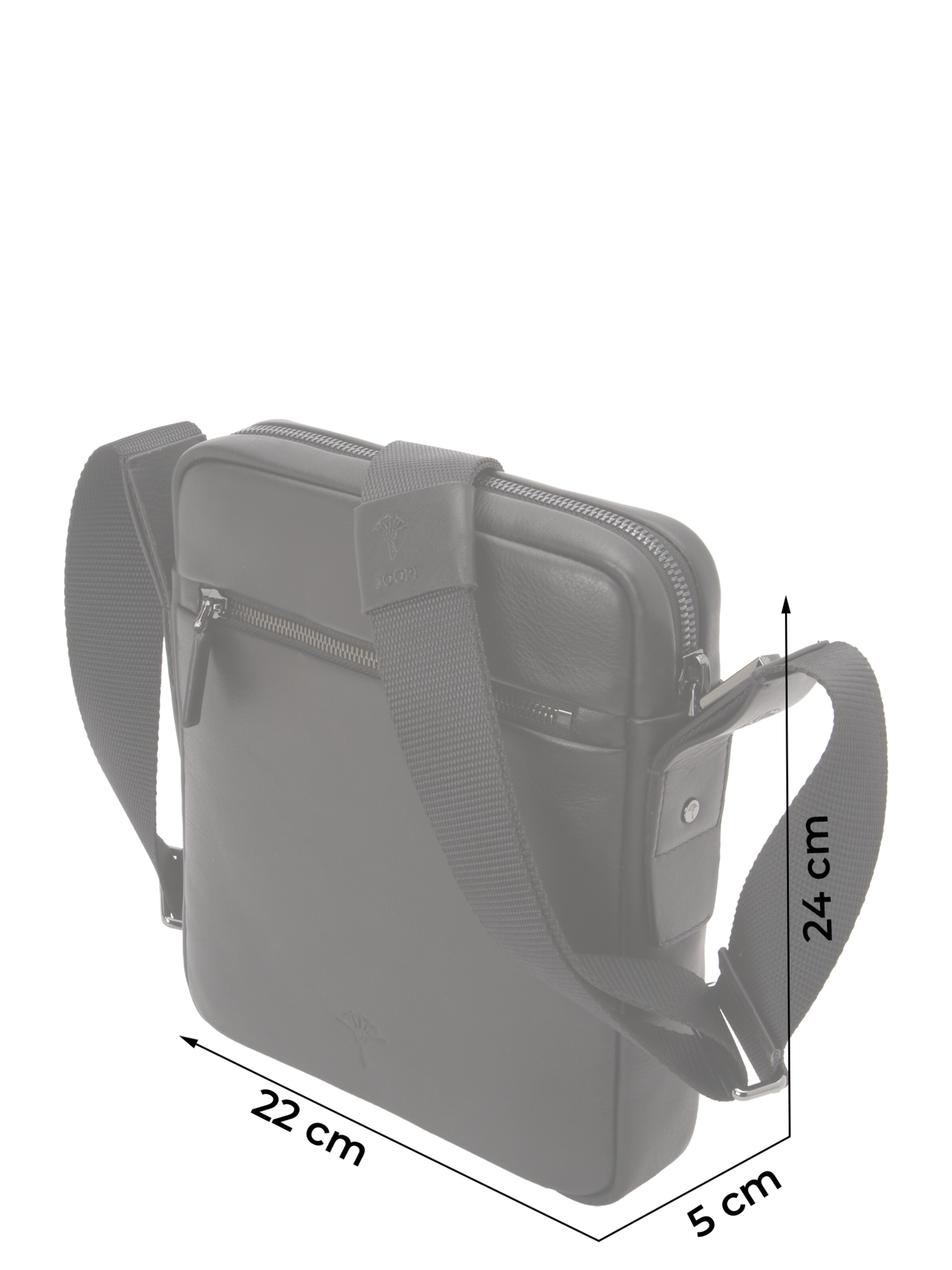 Geantă de umăr 'Orvieto Remus' de la JOOP! pe negru