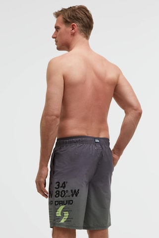 CAMP DAVID Beachshorts mit Farbverlauf und Print in Schwarz