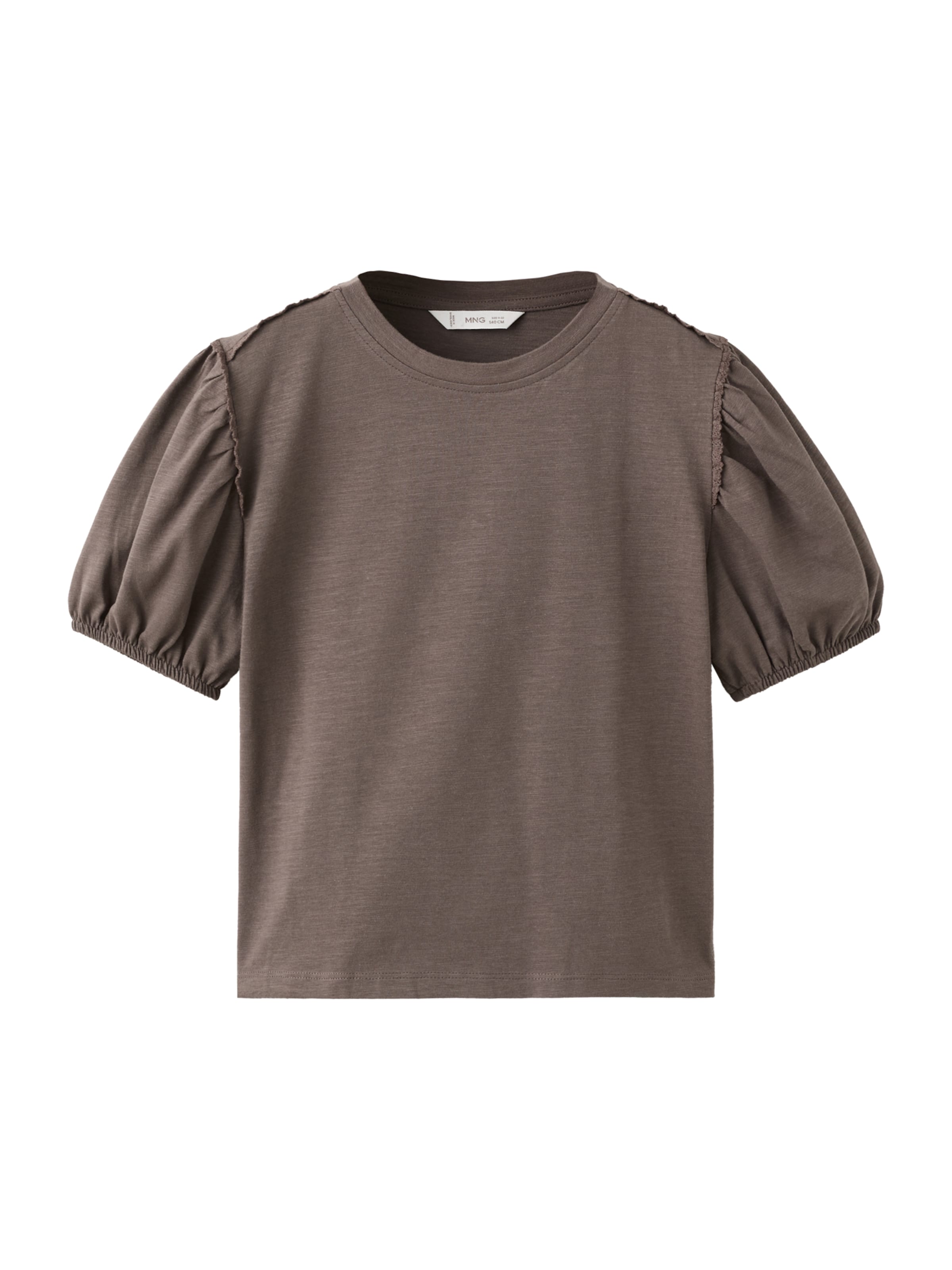 T-Shirt 'BROWNSET' MANGO KIDS en marron : devant