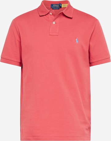 T-Shirt Polo Ralph Lauren en rose : devant