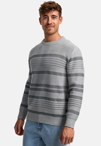 INDICODE JEANS Sweater 'Scott' in Grey