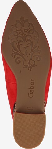 GABOR Ballet Flats with Strap in Red