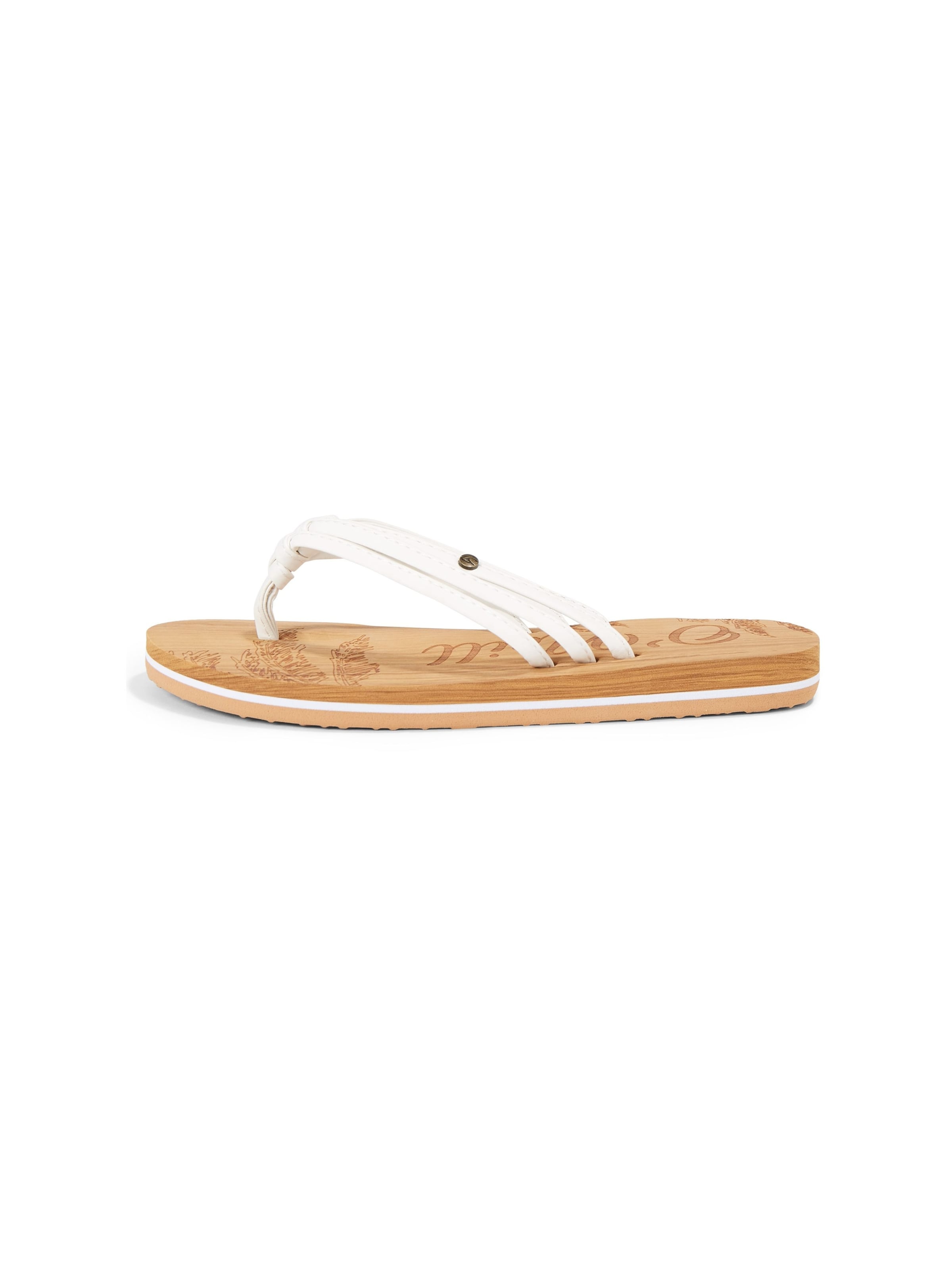 O'NEILL - Sandalias 'Ditsy' en blanco: frente