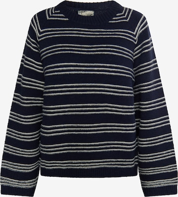 DreiMaster Vintage Pullover 'Altiplano' in Blau: Vorderseite