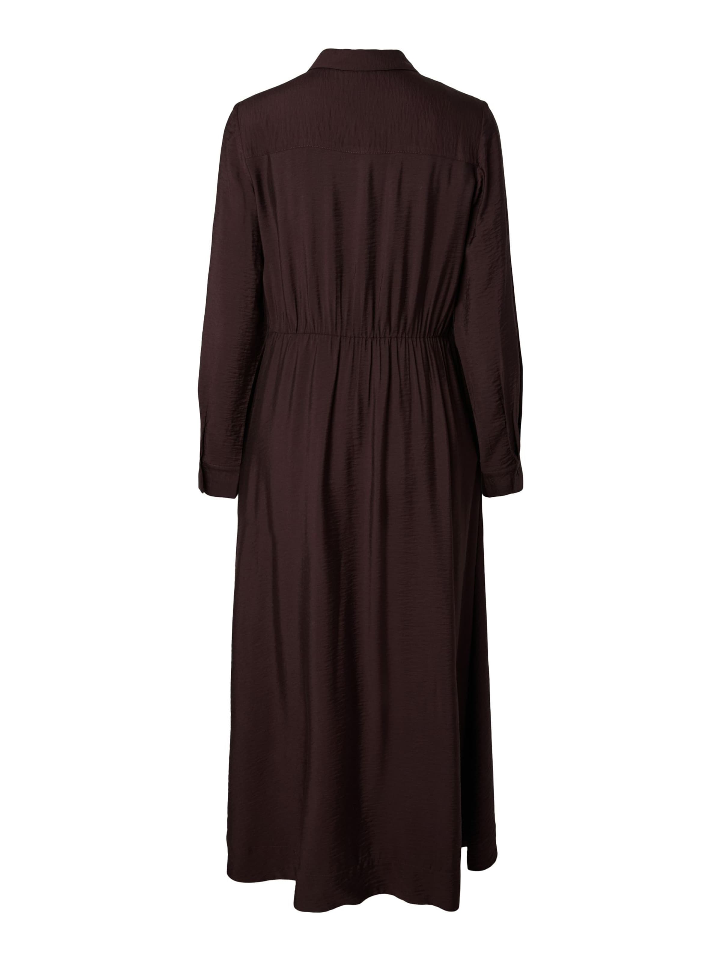 YAS Shirt dress 'YASSafera' in Brown