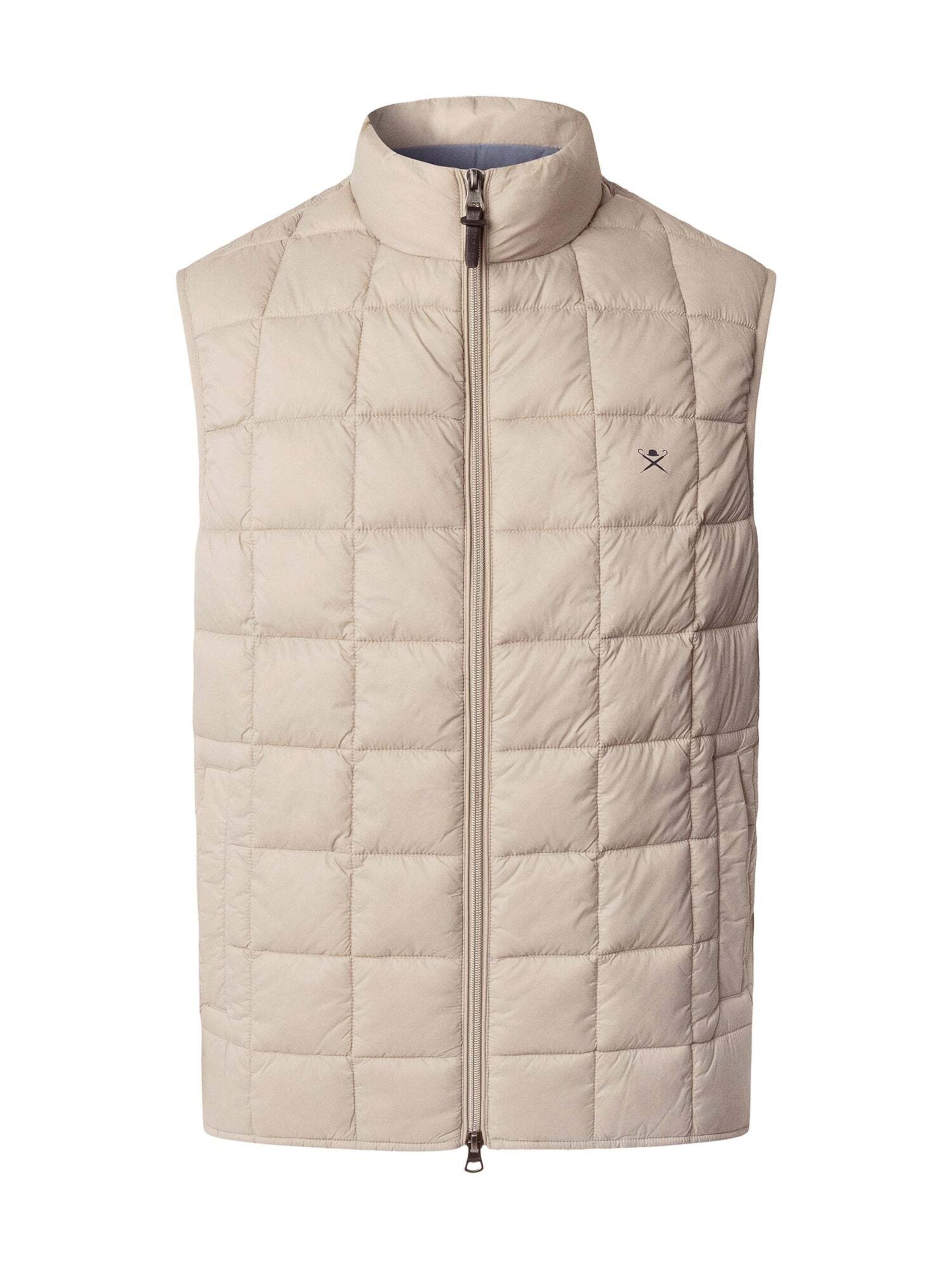 Hackett London Bodywarmer in Beige: voorkant