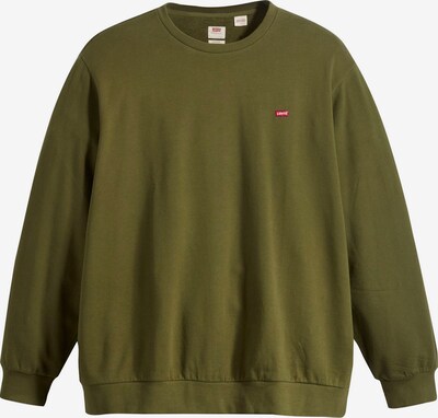 Levi's® Big & Tall Sweatshirt in grün / rot / weiß, Produktansicht
