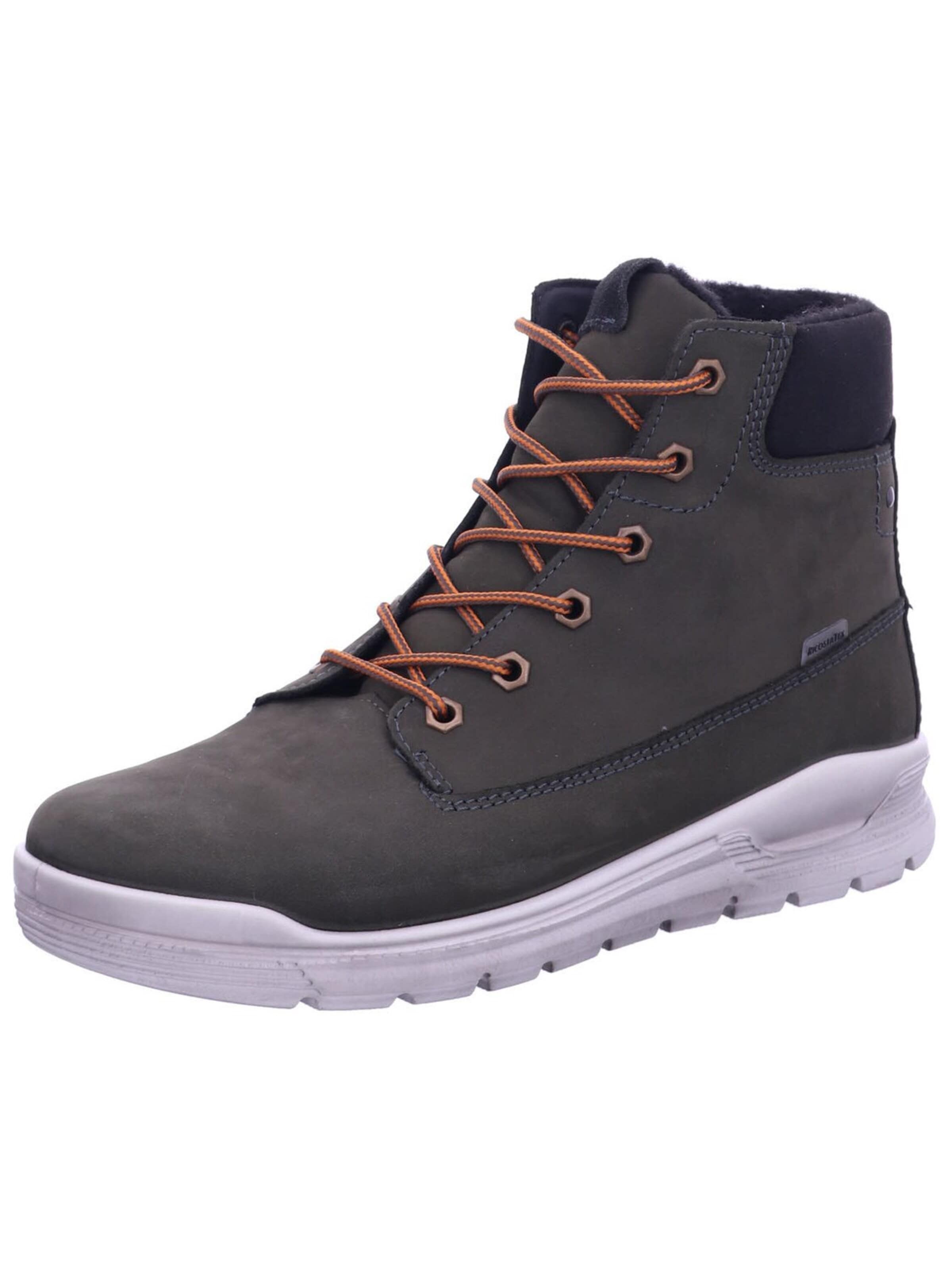 RICOSTA Trainers 'Stiefel Jungen 50 8800102 590 Echtleder in grün' in Grey: front