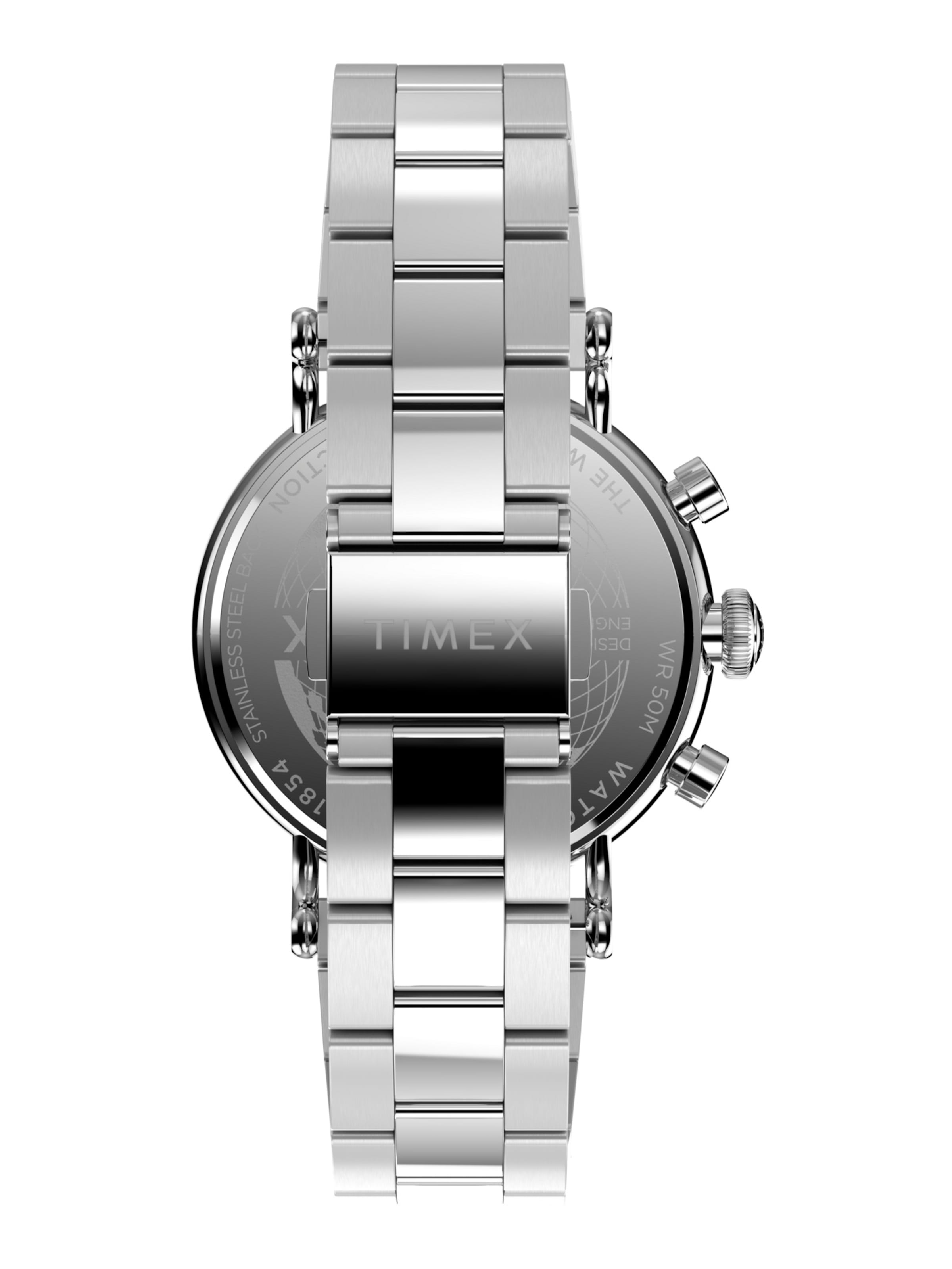 TIMEX Analog watch 'Waterbury Coin Edge' in Silver