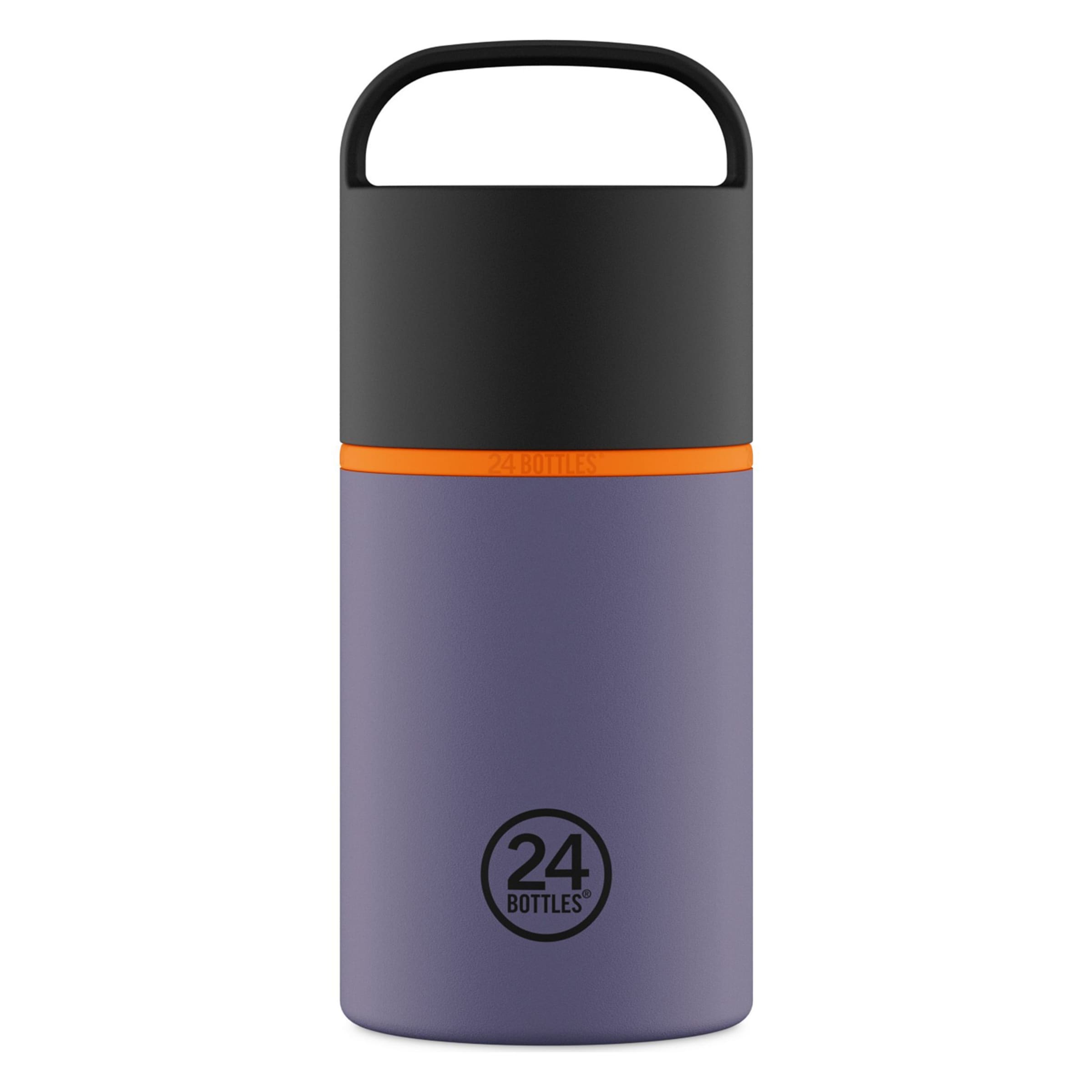 24Bottles Drinking bottle 'Spin' in Purple: front