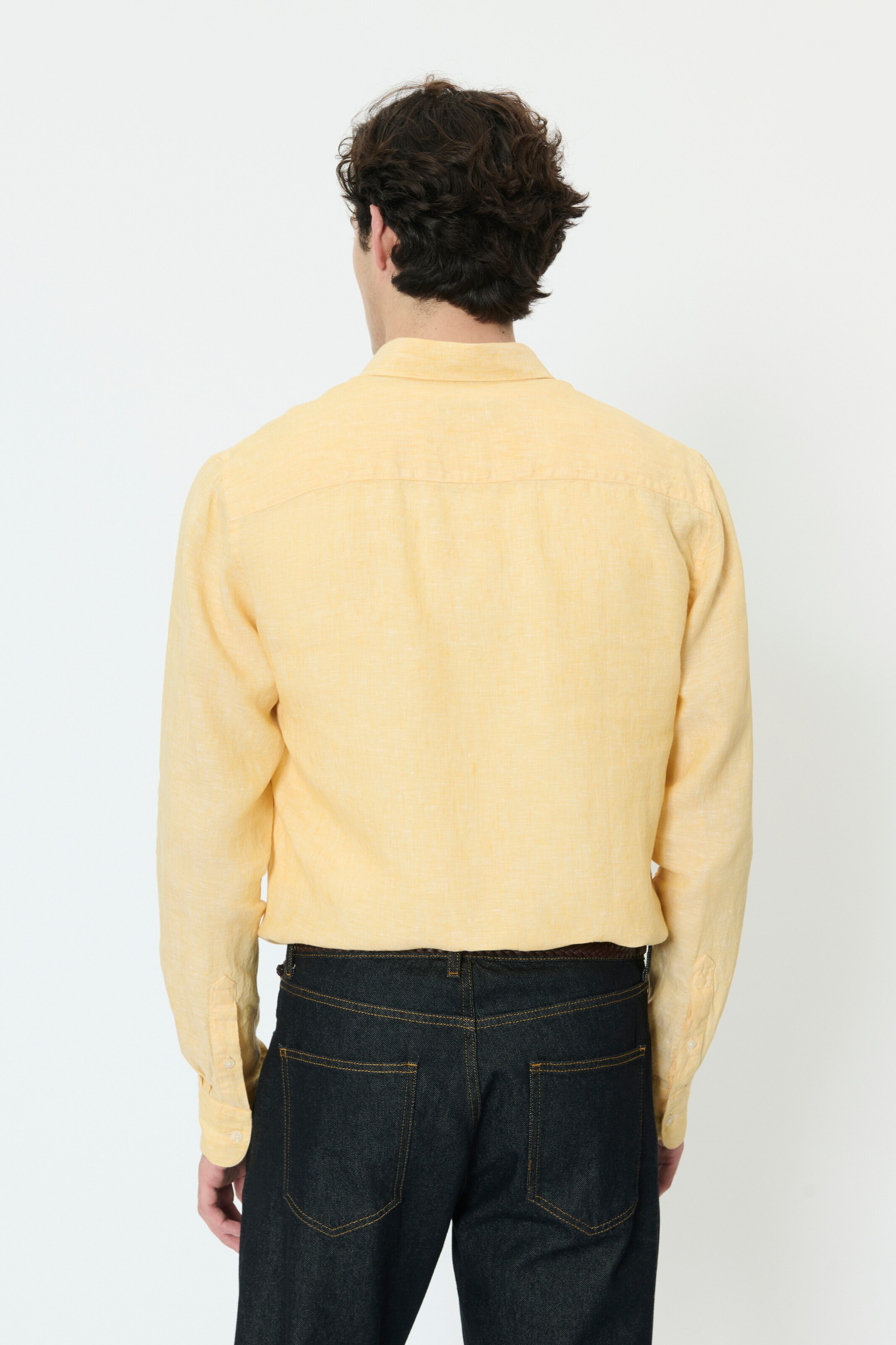 Matinique Regular fit Overhemd 'Marc' in Geel