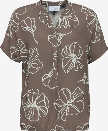 mazine Blouse ' Benoni Printed ' in Brown: front