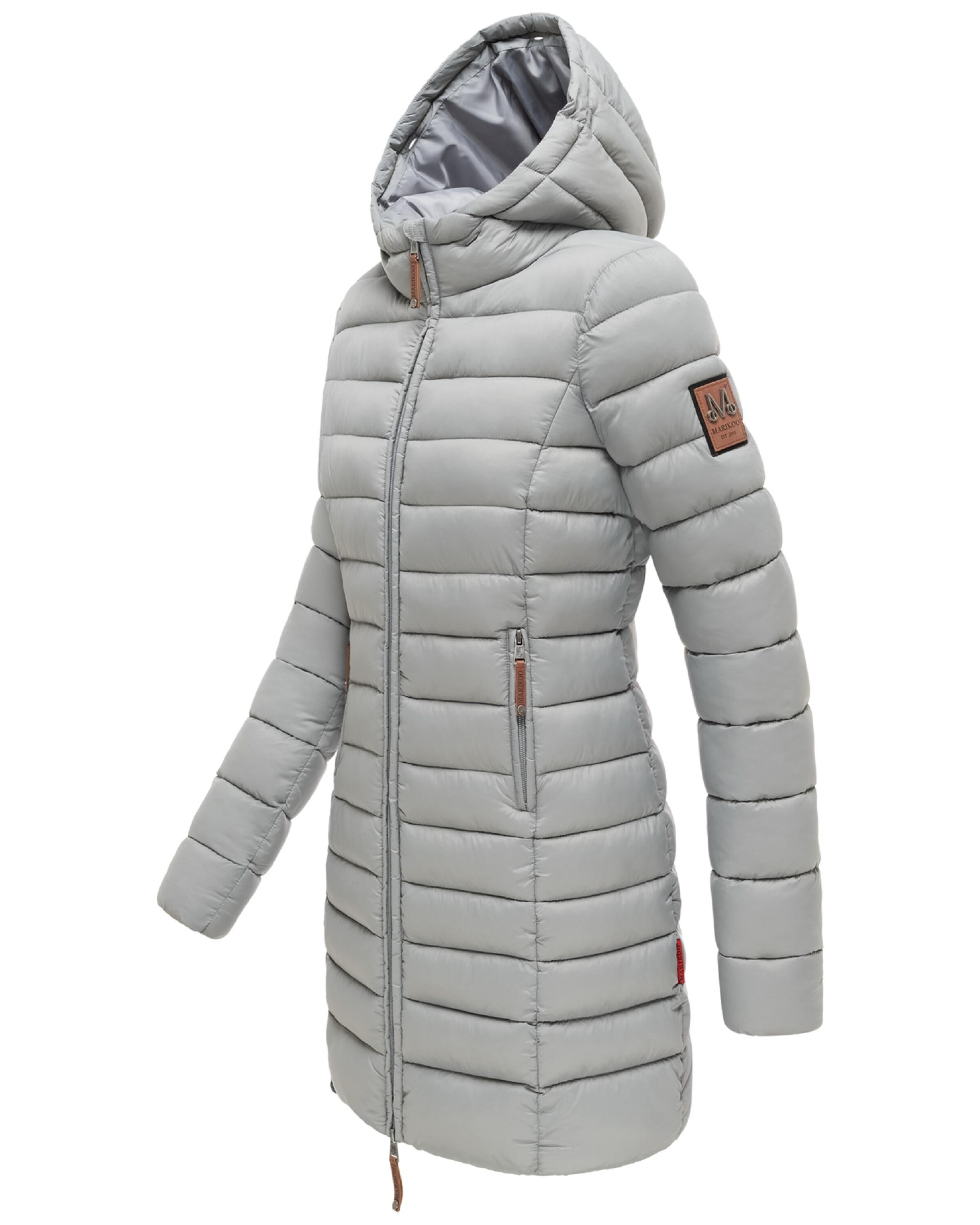 MARIKOO Winter coat 'Rose' in Grey