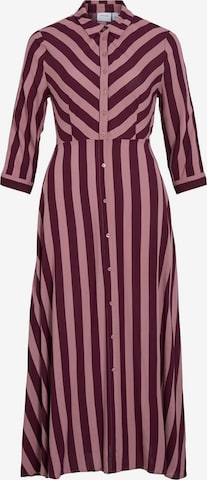 VILA - Vestido camisero 'VIAya Paya' en rojo: frente