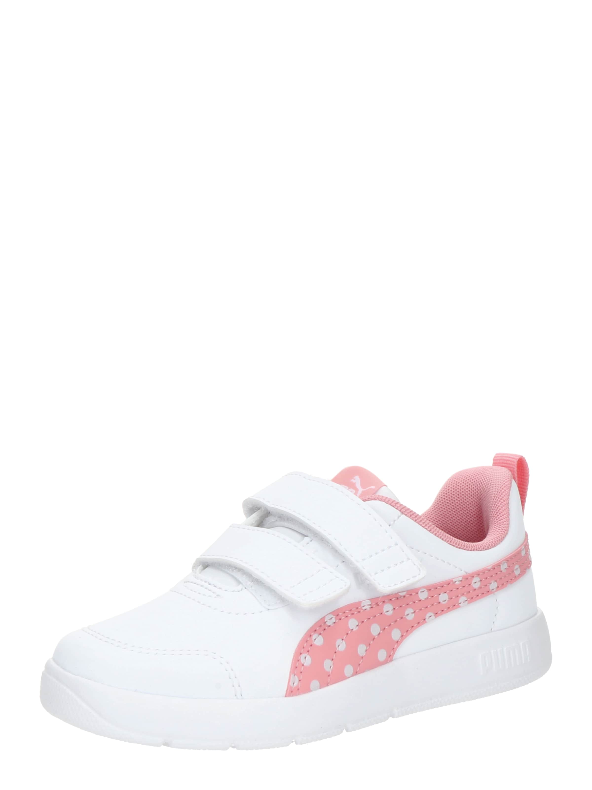 PUMA Σνίκερ 'Courtflex V3 Dotty V' σε σμέουρο / λευκό, Άποψη προϊόντος