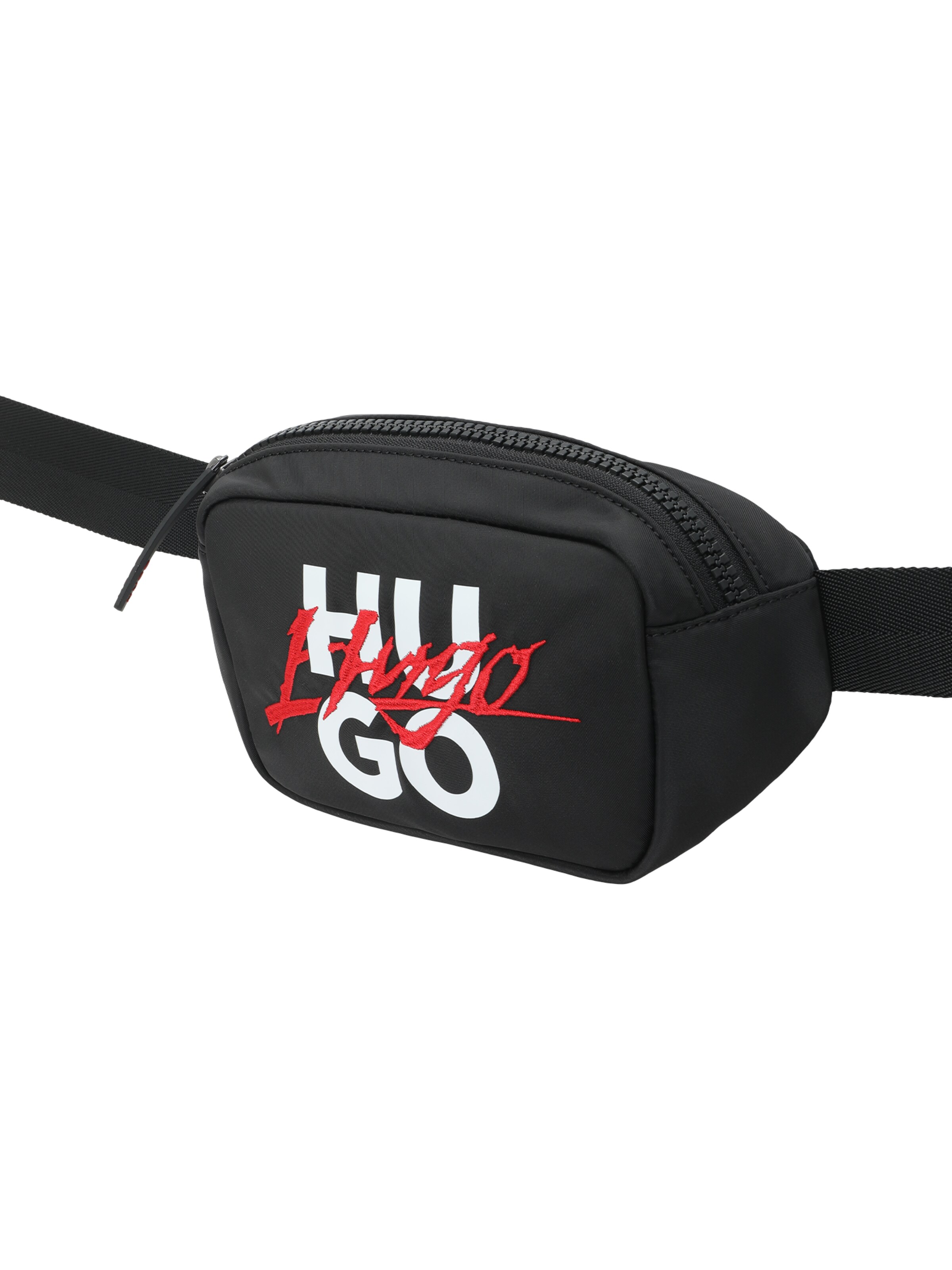 HUGO Gürteltasche 'Handwritten 2.0' in Schwarz