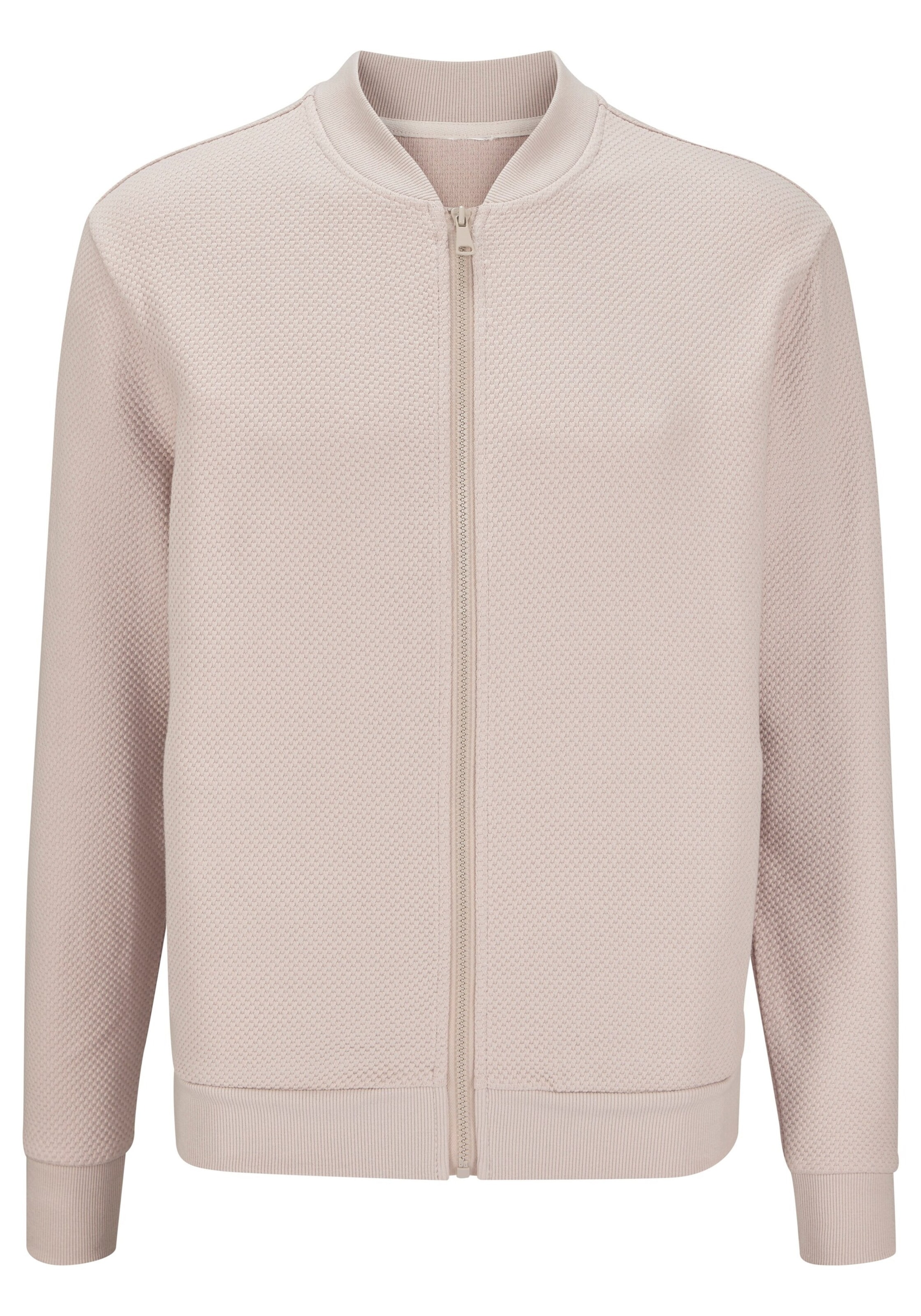 JOHN DEVIN Кофта на молнии в Белый: спереди