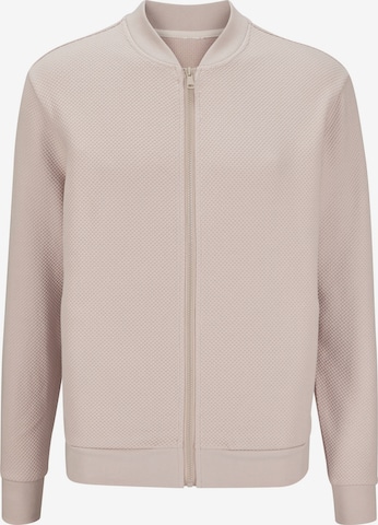 JOHN DEVIN Кофта на молнии в Белый: спереди