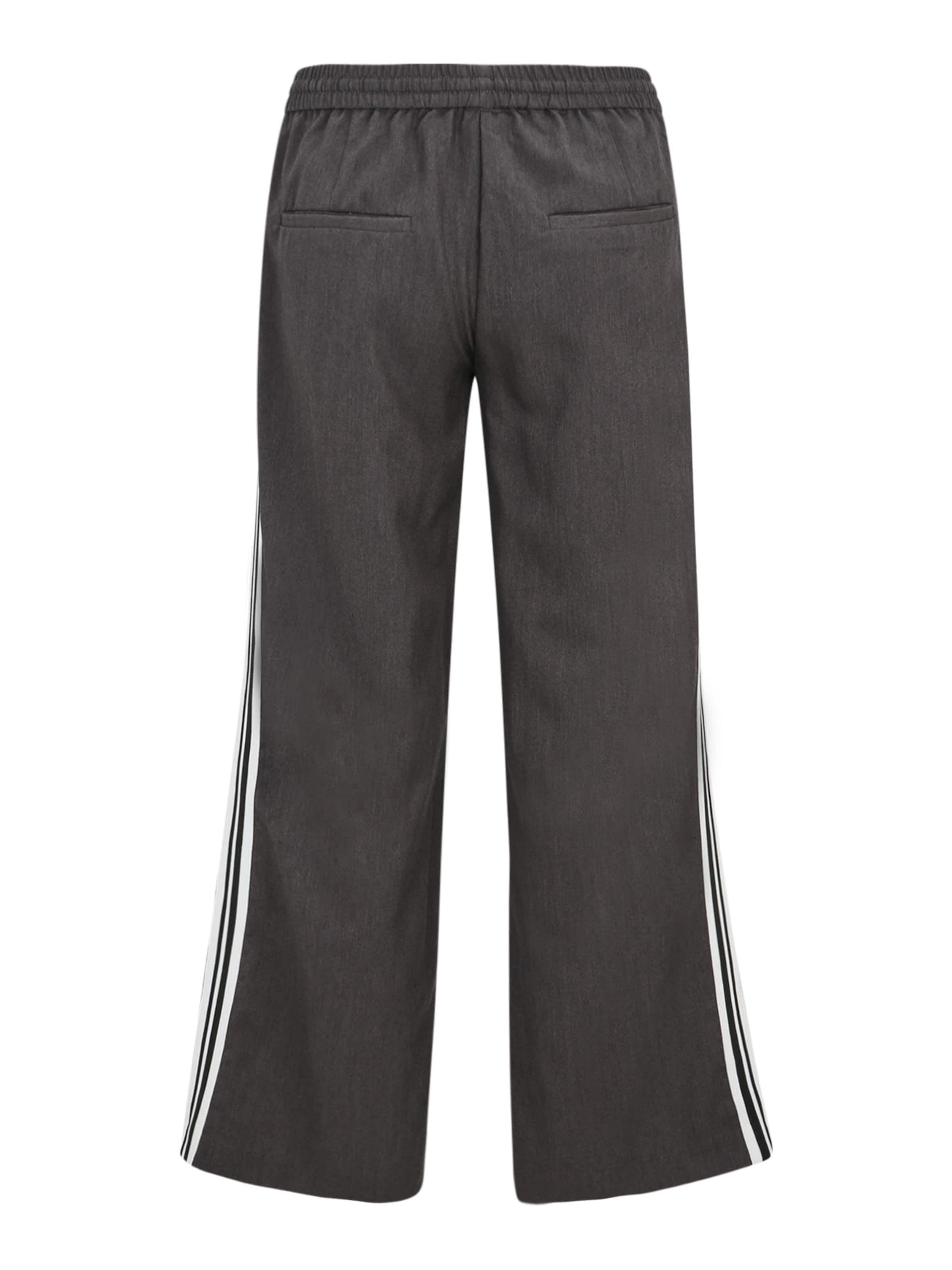 Noisy May Petite Wide Leg Housut 'NMJESS' värissä harmaa