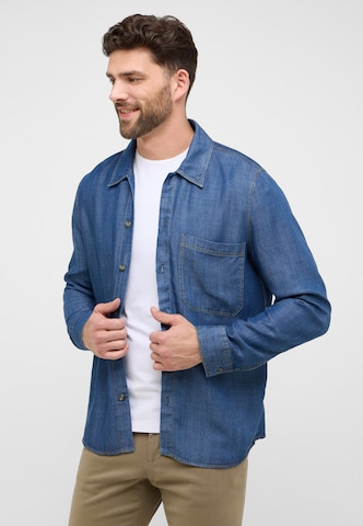 ETERNA Regular fit Button Up Shirt in Blue: front