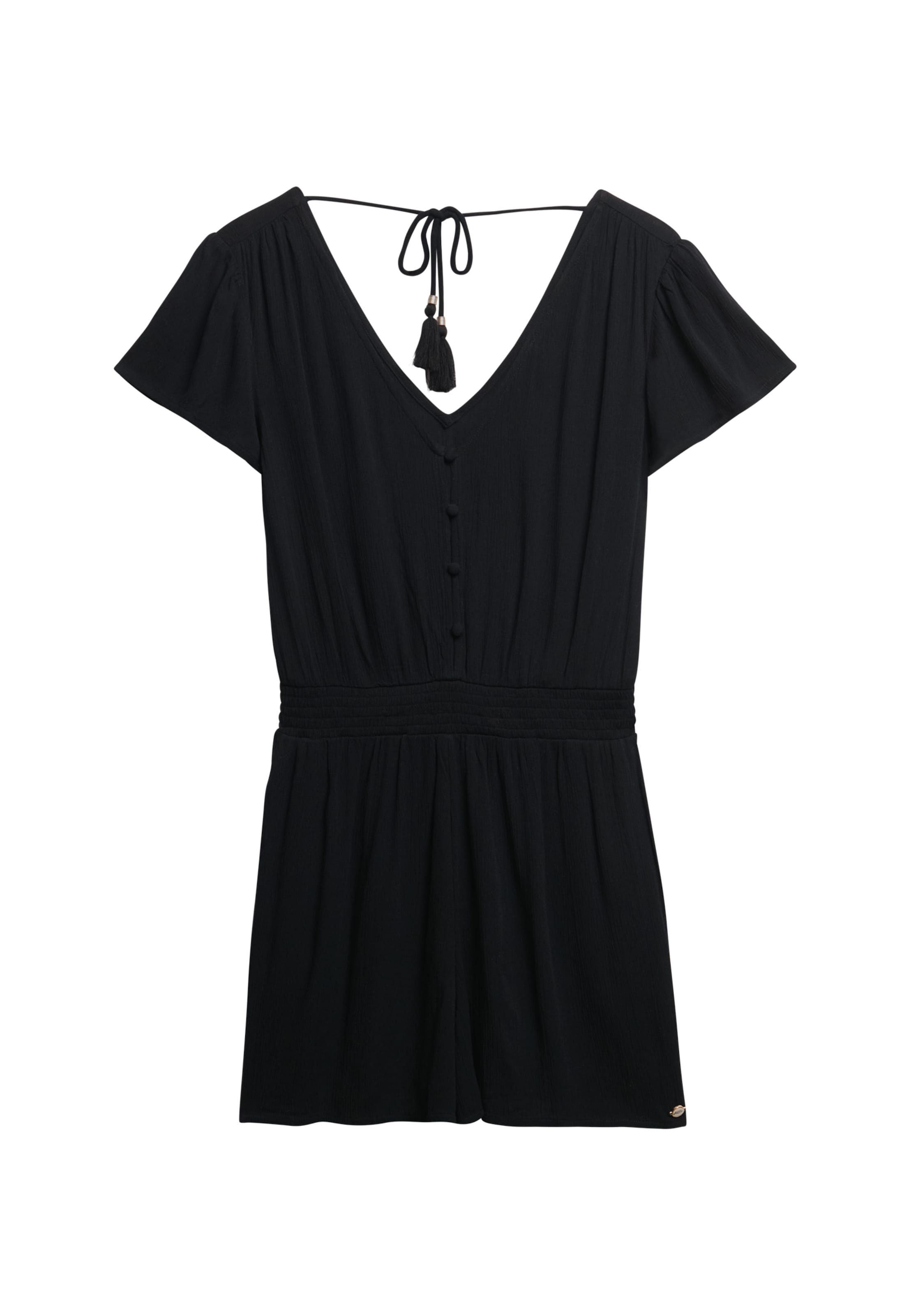 Superdry Jumpsuit in Zwart: voorkant